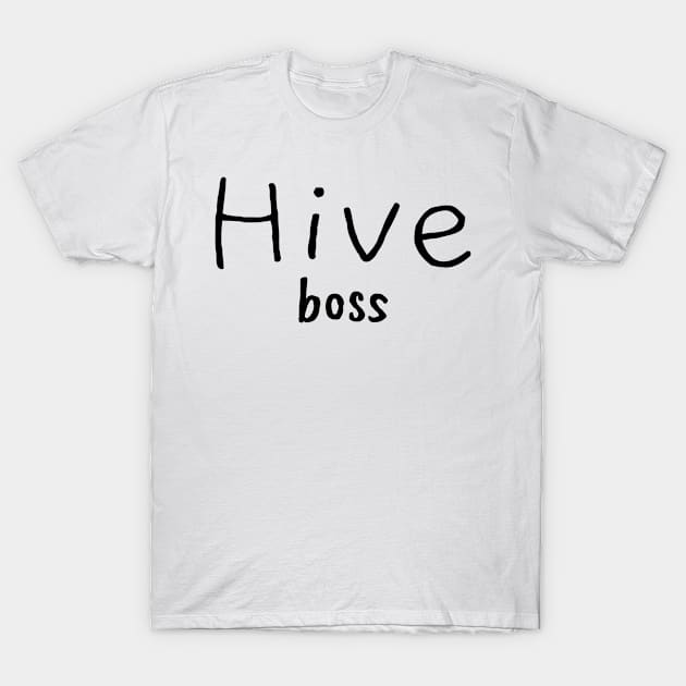 Hive Boss Funny Beekeeping T-Shirt by TwoPair